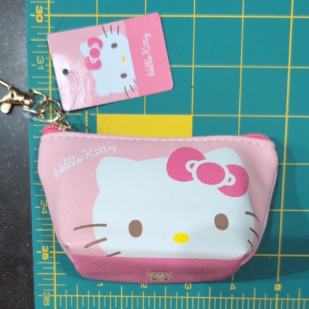 Hello Kitty Pink and White Coin Bag